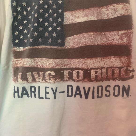 Live To Ride Harley-Davidson Tee Sz S - Picture 3 of 5